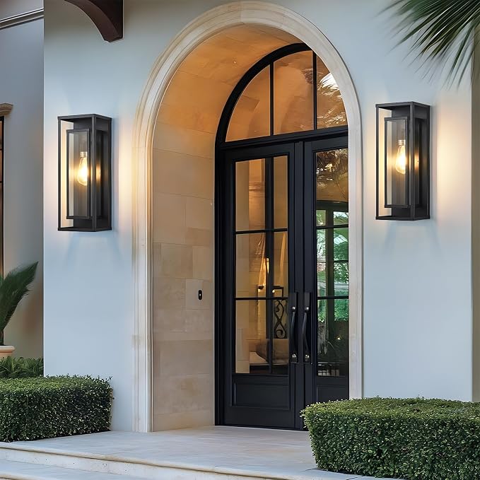 AIBISDO 18In Large Outdoor Wall Light -2 Pack, Outdoor Wall Lantern - Image 7