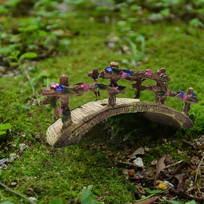MUAMAX Miniature Fairy Garden Bridge - Image 4