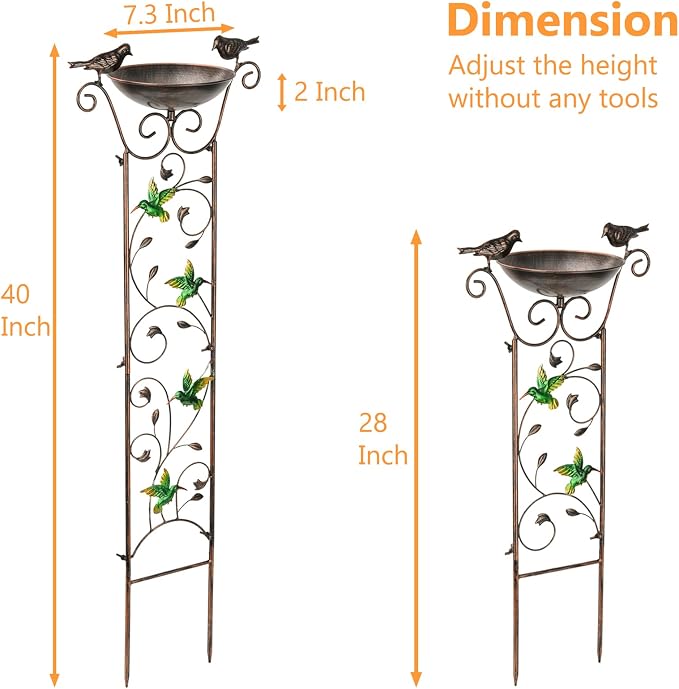 SUNNYPARK Antique Garden Iron Trellis - Image 4