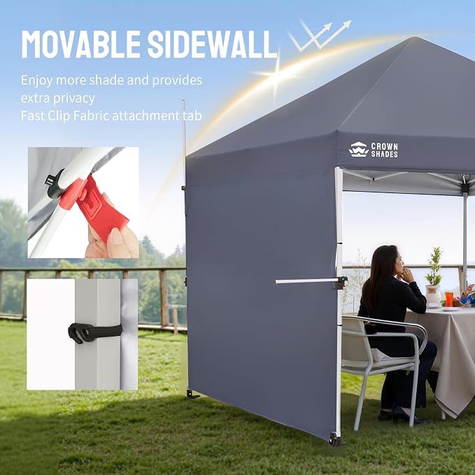 CROWN SHADES 10x10 Pop Up Canopy Tent - Image 4