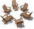 Ciokea Folding Adirondack Chair Set of 6 by CIOKEA