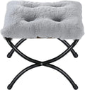 15" Foldable Foot Stool Ottoman by WELL-STRONG