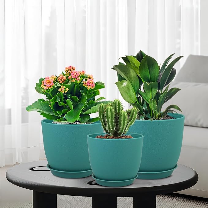 Flower Pots 10/9/8 inch, Plant Pots - Image 7