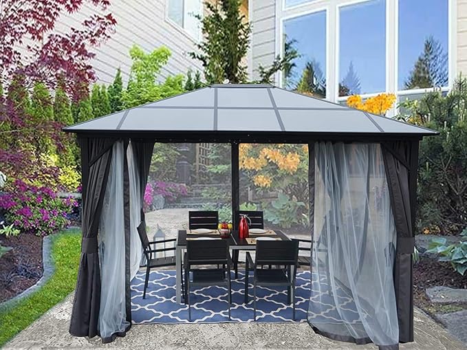 Kozyard Permanent Aluminum Hardtop Gazebo - Image 3