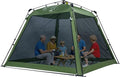 Pop Up Screen House Gazebo 8.2'x8.2'x75'', 4-6 Person Portable Screen Room by MobihomeOutdoor
