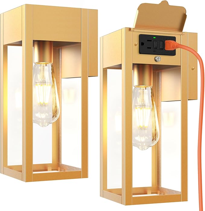 2 Pack Porch Lights Outdoor Wall Sconce, Outdoor Light by WelcometoOYKYOHEI
