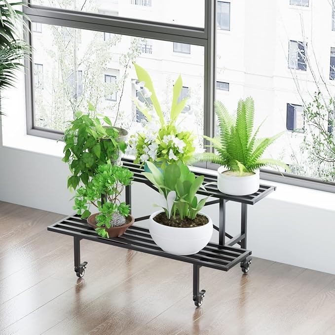 Zhongma 2 Tier Sturdy Metal Plant Stand - Image 2