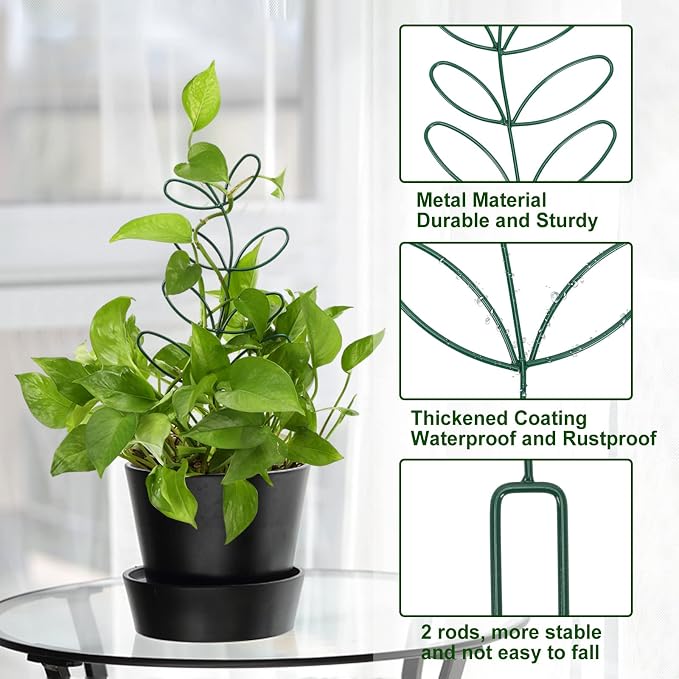 AUGSUN 2 Packs Plant Trellis Garden Trellis Plant Stakes Trellis - Image 3
