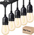 Svater Outdoor Led String Lights 75 FT, Patio Lights by Svater