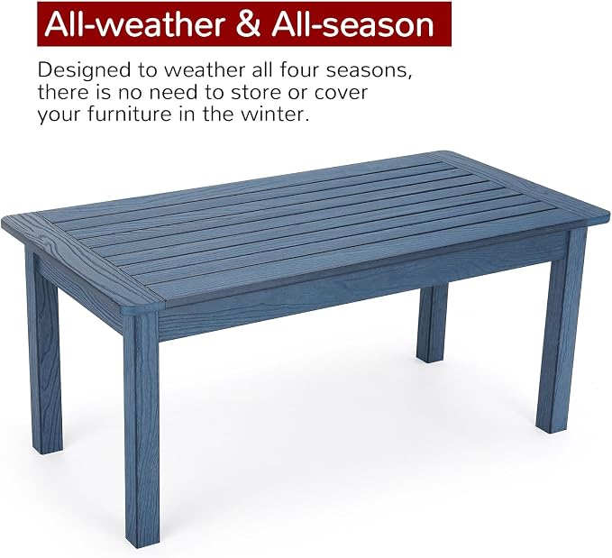 Stoog Outdoor Coffee Table, All-weahter Patio Side Table - Image 4