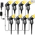 Low Voltage Landscape Lighting, 8 Pack Outdoor LED Landscape Spotlights by Pogestrand