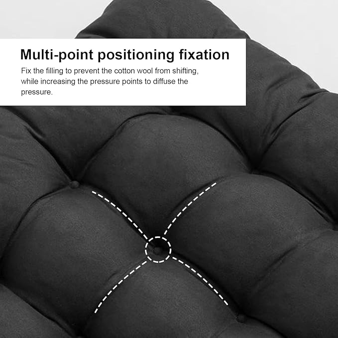 ERWUDEling Patio Lounge Chair Cushion, Waterproof Zero Gravity Chair Cushions - Image 4