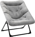 HollyHOME Comfy Oversized Saucer Chair, Extra Large Folding Lounge Chair by HollyHOME
