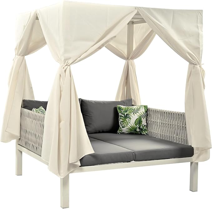 Outdoor Patio Sunbed Lounger - Image 9