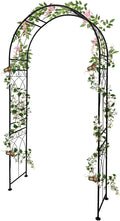 Thickened Garden Arch, Heavy Duty Metal Trellis by Unknown