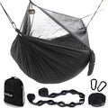 Sunyear Hammock Camping with Rain Fly Tarp and Net, Portable Camping Hammock by SleepSafeSwingFree