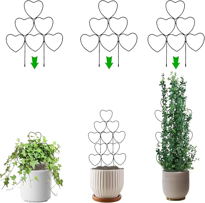 Trellis for Climbing Plants Indoor, Stackable Garden Trellis for Potted Plants by Unknown
