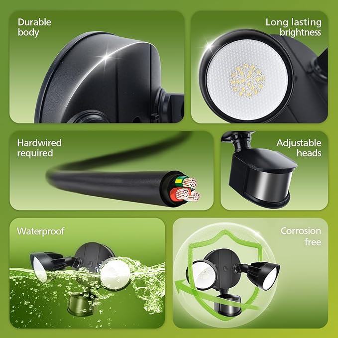 Philips 44W 4200 lm Motion Sensor LED Security Light Outdoor w/PIR, 5000K - Image 2