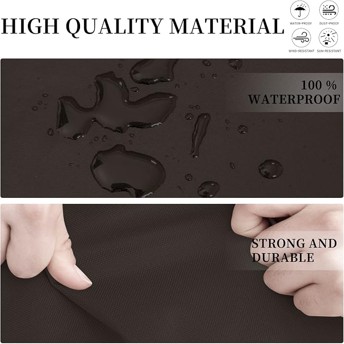 Easy-Going Patio L-Shaped Sectional Sofa Cover, Waterproof Outdoor Sectional - Image 4