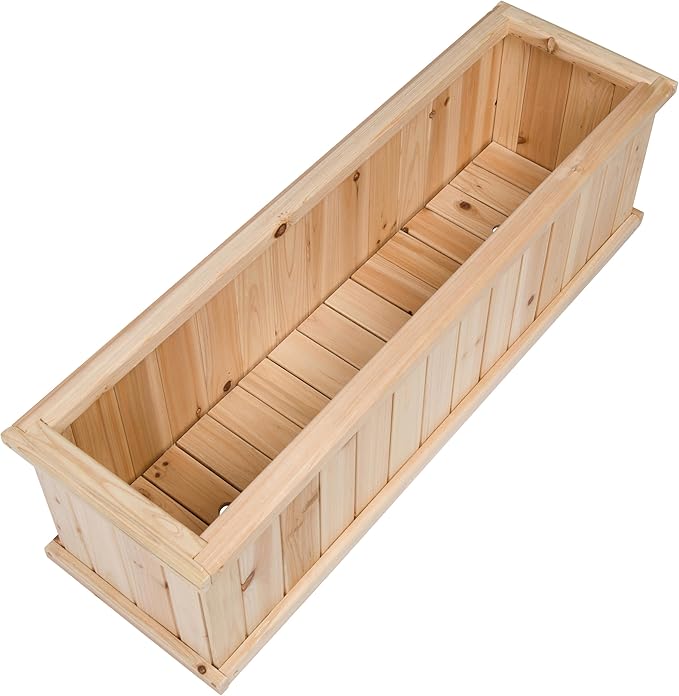 Shine Company Premium Cedar Raised Garden Bed, Planter Box - Image 4