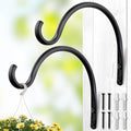 Qiang Ni Hanging Plant Bracket Hooks: 8 Inch Wall Plant Hook Planters and Decor by QiangNi