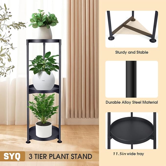 SYQ 3 Tier Plant Stand Indoor Outdoor - Image 7