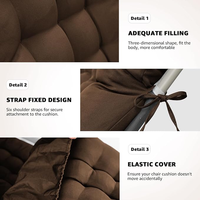 Patio Lounge Chair Cushion, Waterproof Zero Gravity Chair Cushions - Image 4