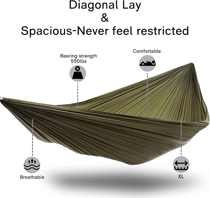 onewind 12Ft Camping Hammock - Image 2