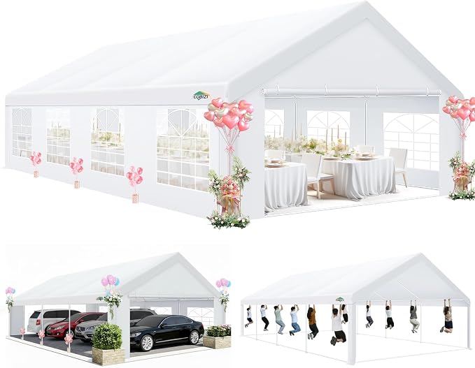 COBIZI 20x30 ft Party Tent Heavy Duty, Large Outdoor Event Tents by COBIZI