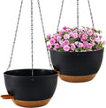 12 inch Hanging Planters for Indoor Plants, 2 Pack Self-Watering Hanging by Unknown