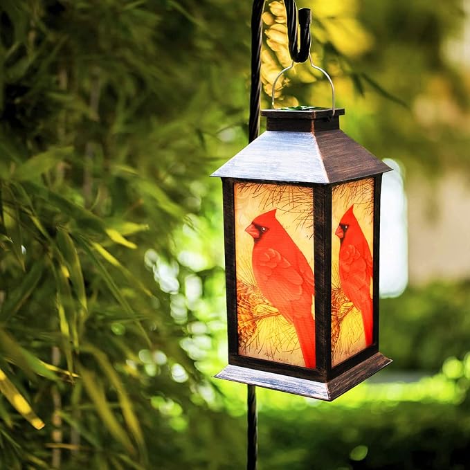 Solar Lanterns, Outdoor Hanging Lanterns Waterproof LED Solar Cardinal Lights by EigreenSolaroutdoorlights