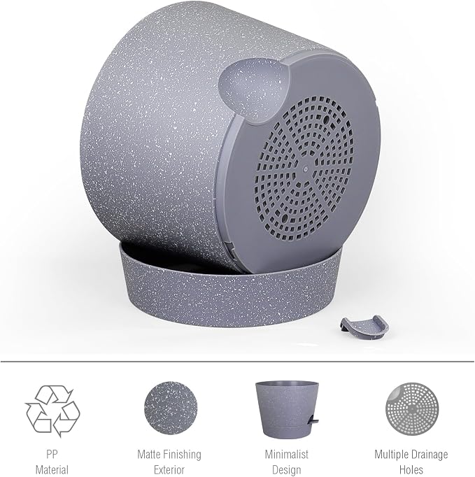 12 inch Large Self Watering Pots - Image 3