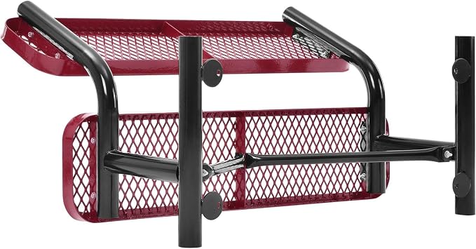 Global Industrial 48" L Outdoor Steel Bench - Image 7
