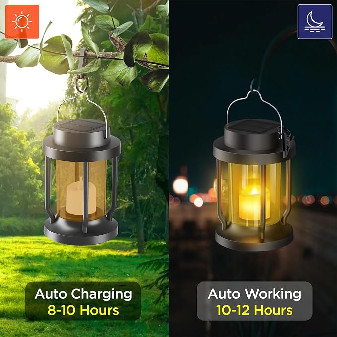 Solar Lantern Outdoor & Indoor Use – Hanging Solar Lights - Image 3