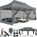 COBIZI 10x20 Canopy Tent, Heavy Duty Pop up Canopy by COBIZI