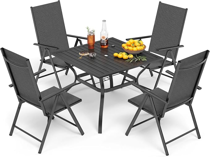 PHI VILLA 5 Pcs Patio Dining Set by PHIVILLAThepioneerofcomfortablehouseholdsupplies