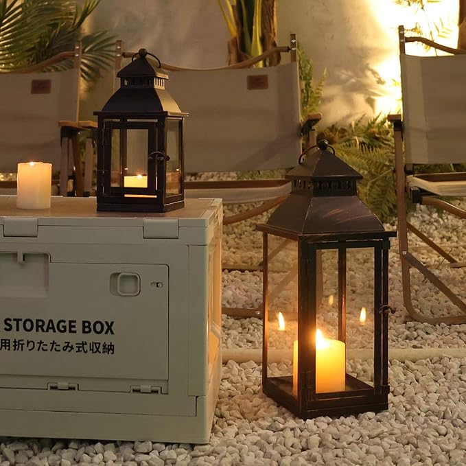 NEEDOMO Lanterns Decorative Outdoor&Indoor, Candle Holder - Image 7