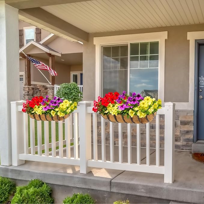 4 Pack 36 Inch Window Deck Railing Planter Boxes - Image 7