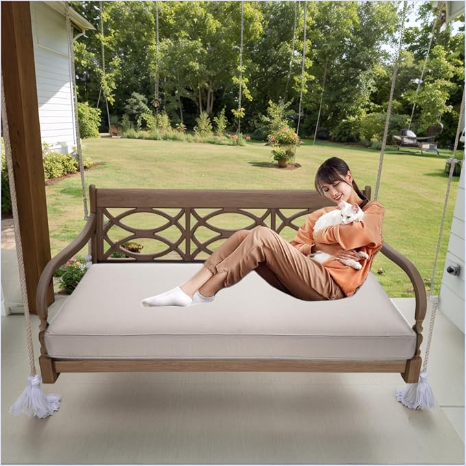 Patio Twin Daybed Bottom Covers, SunBed Mattress Bolster Slipcover, - Image 7