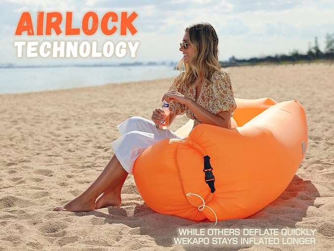 WEKAPO Inflatable Couch Air Lounger Chair - Image 5