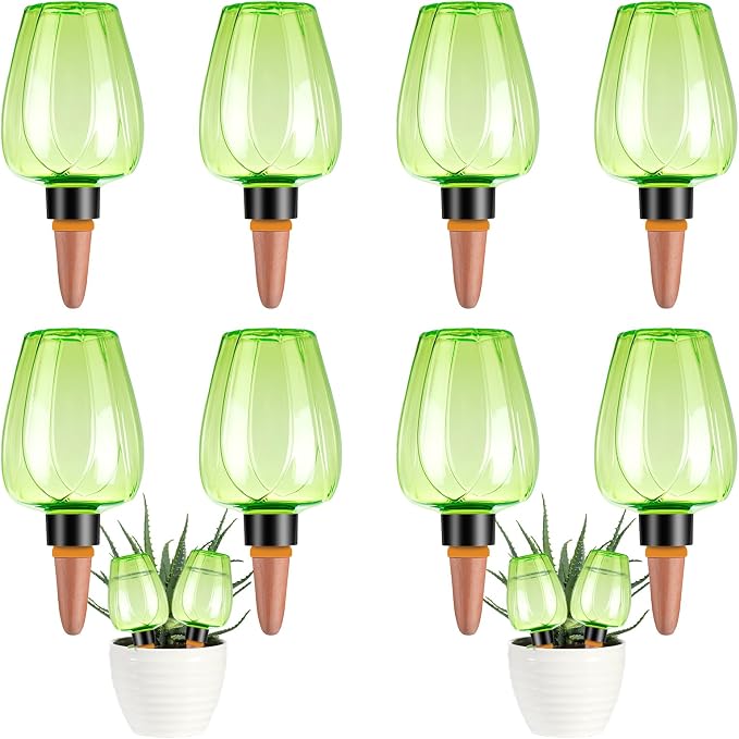 8 Pcs Plant Watering Globes Self Watering Planter Insert Plants Top Fill Water by Unknown