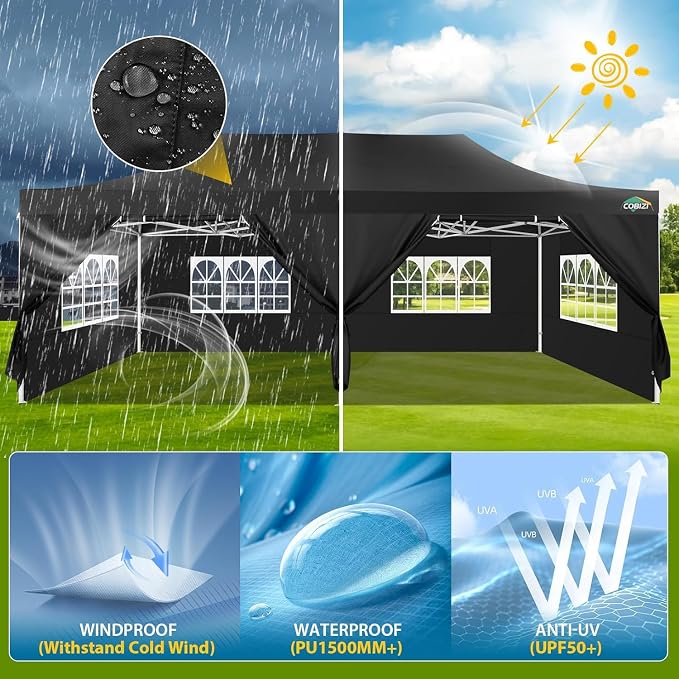 COBIZI 13x26 Heavy Duty Pop Up Canopy - Image 6