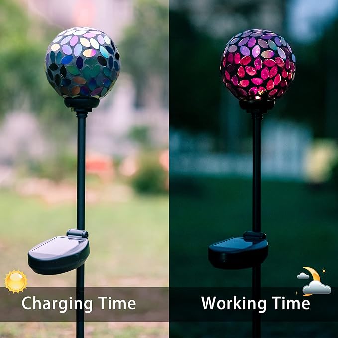 VCUTEKA Solar Lights Outdoor Decorative - Image 4