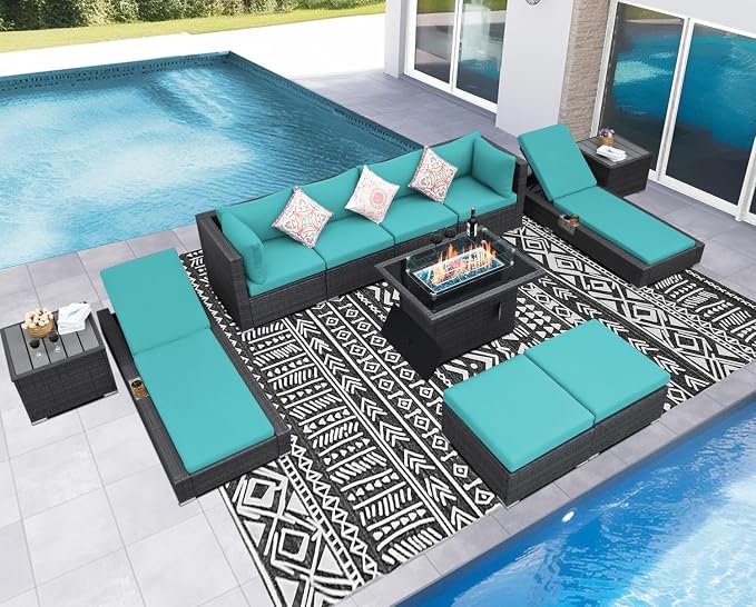 NICESOUL 11 Piece Sectional Outdoor Set - Image 3