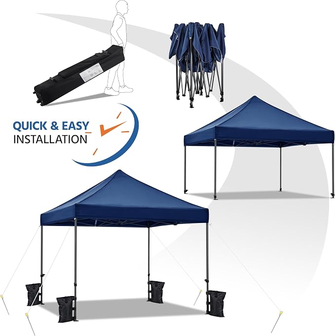 Yaheetech Canopy Tent, Commercial Instant Heavy Duty Canopy, 500D Waterproof - Image 5