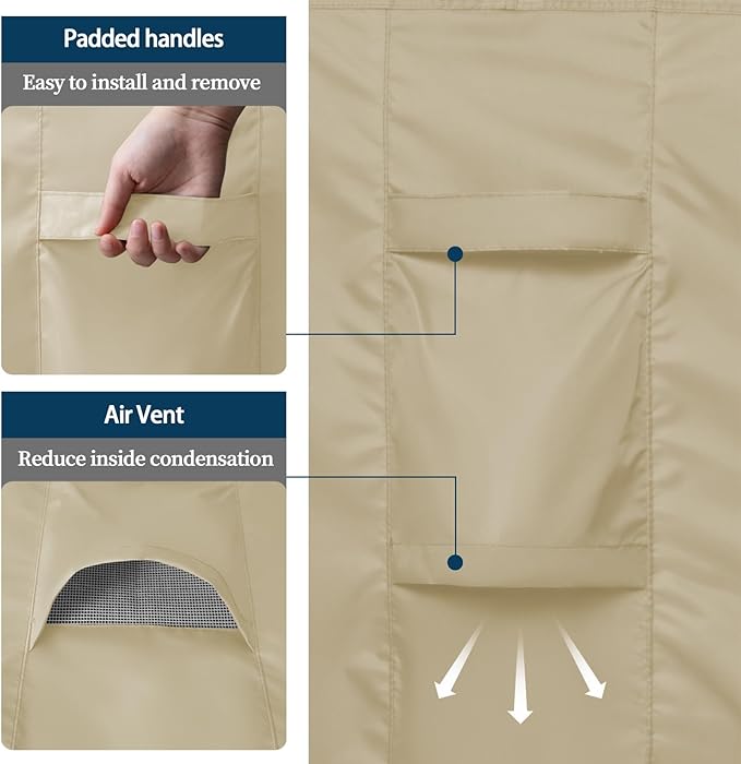 Easy-Going Rectangle Patio Furniture Cover Waterproof Outdoor Dining Table and - Image 6