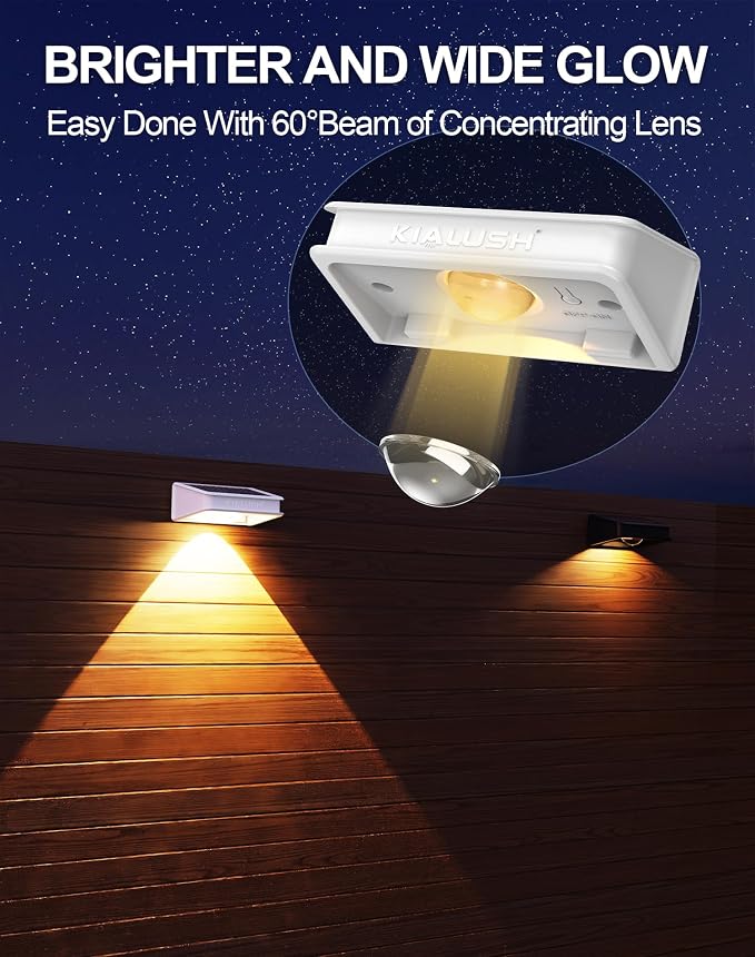 20 Pack Solar Fence Lights 3 Modes, 9 Colors Outdoor Fence Light, Waterproof IP - Image 4