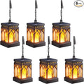 KOOPER 6 Pack Solar Lanterns Outdoor Waterproof, Upgraded Flickering Flame by KOOPER