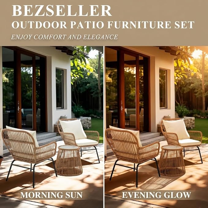 Bezseller 3-Piece Outdoor Patio Set - Image 5