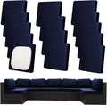 14Pcs Patio Cushion Covers, Outdoor Cushions Covers, Stretch Cushion Covers by Unknown